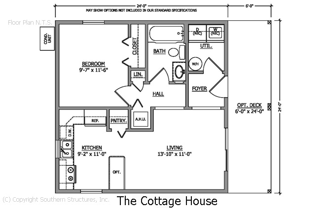 The Cottage House Floor Plan