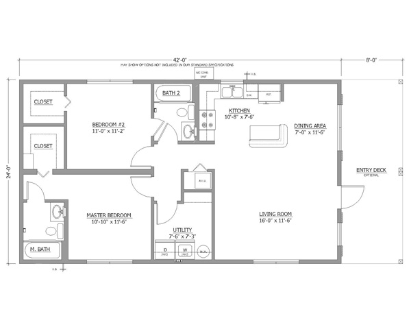 Sugarloaf II Modular Home Floor Plan